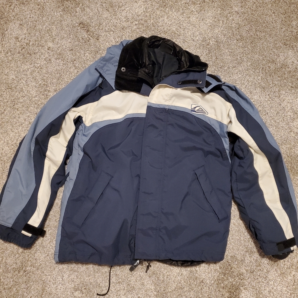 Quicksilver Snowboarding Jacket, Men's Small/Petite, With Marmot Down Jacket Lg